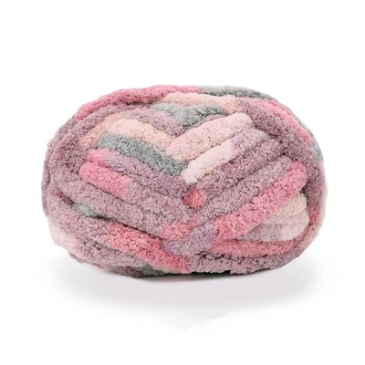 ofur chunky chenille garn fyrir armprjón
